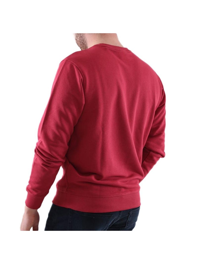 Felpa Uomo Guess con Patch Rosso - Kiabi