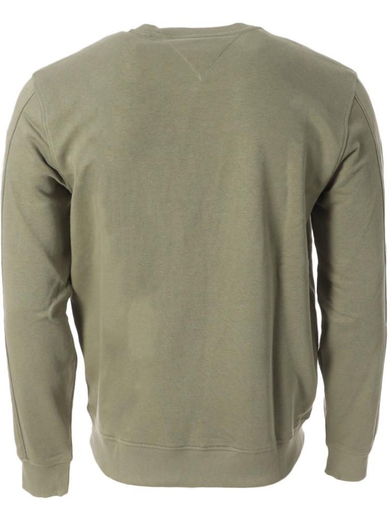 Felpa Uomo Guess in Pile Verde kaki chiaro - Kiabi