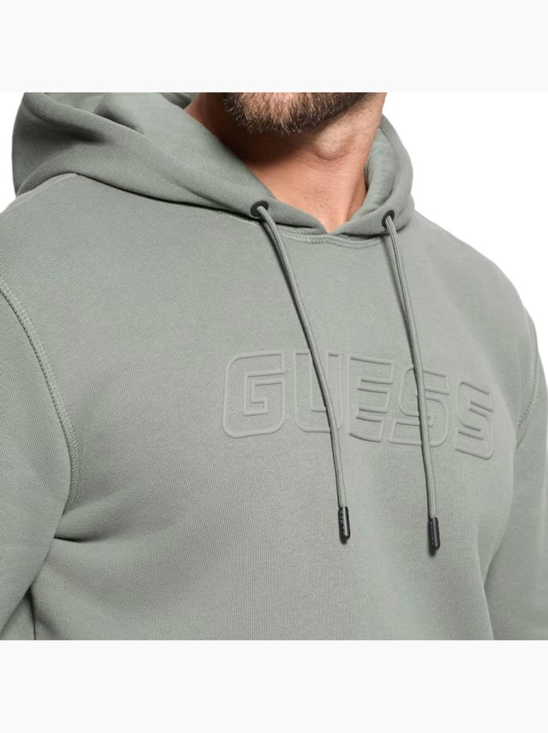 Felpa Uomo Guess Verde - Kiabi