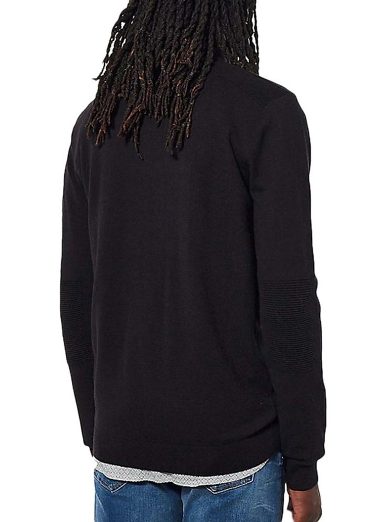Felpa uomo kaporal con mezza zip Nero - Kiabi
