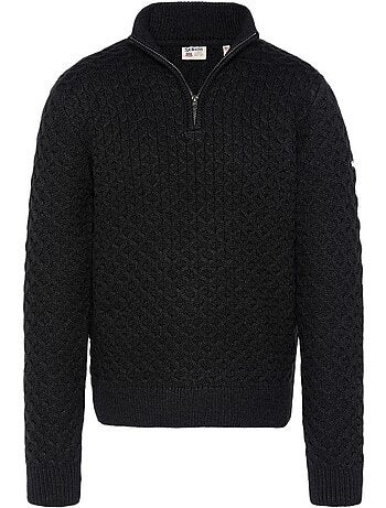 Felpa uomo schott zip