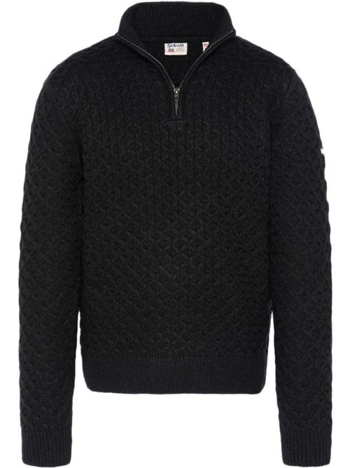 Felpa uomo schott con zip corta - Kiabi Felpa uomo schott con zip corta - Kiabi