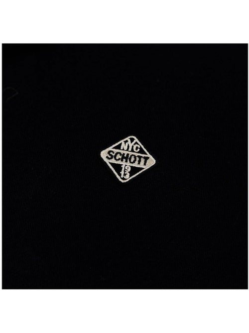 Felpa Uomo Schott con Zip e Badge - Kiabi