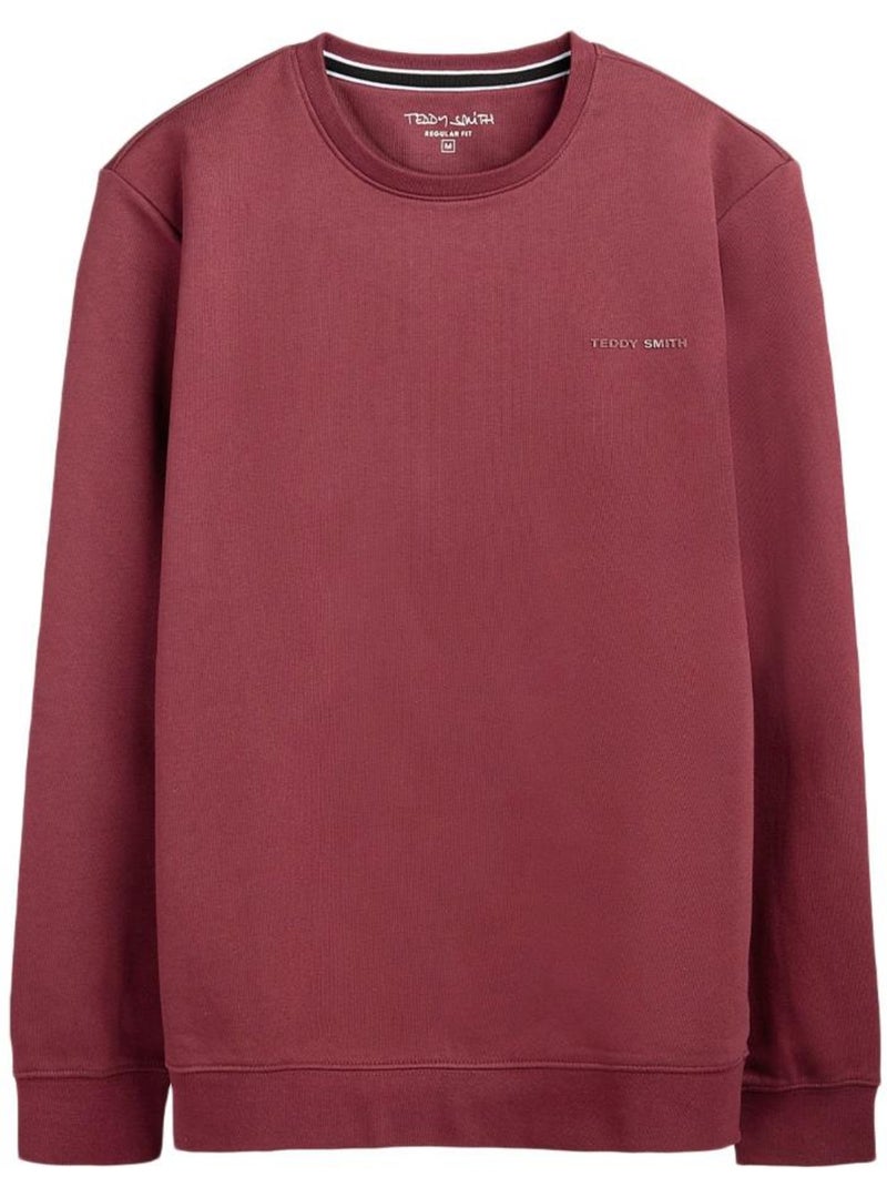 Felpa Uomo Teddy Smith Bordeaux - Kiabi