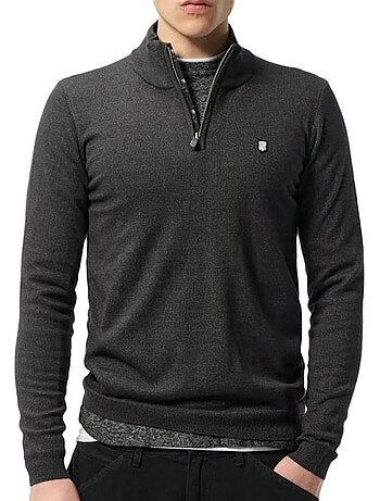 Felpa Uomo Teddy Smith con Zip 1/4
