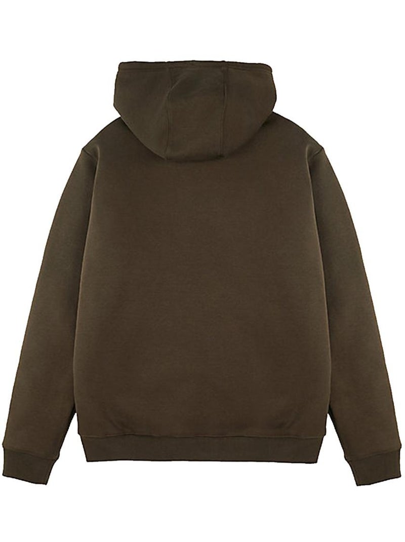 Felpa Uomo Teddy Smith con Zip Verde kaki chiaro - Kiabi