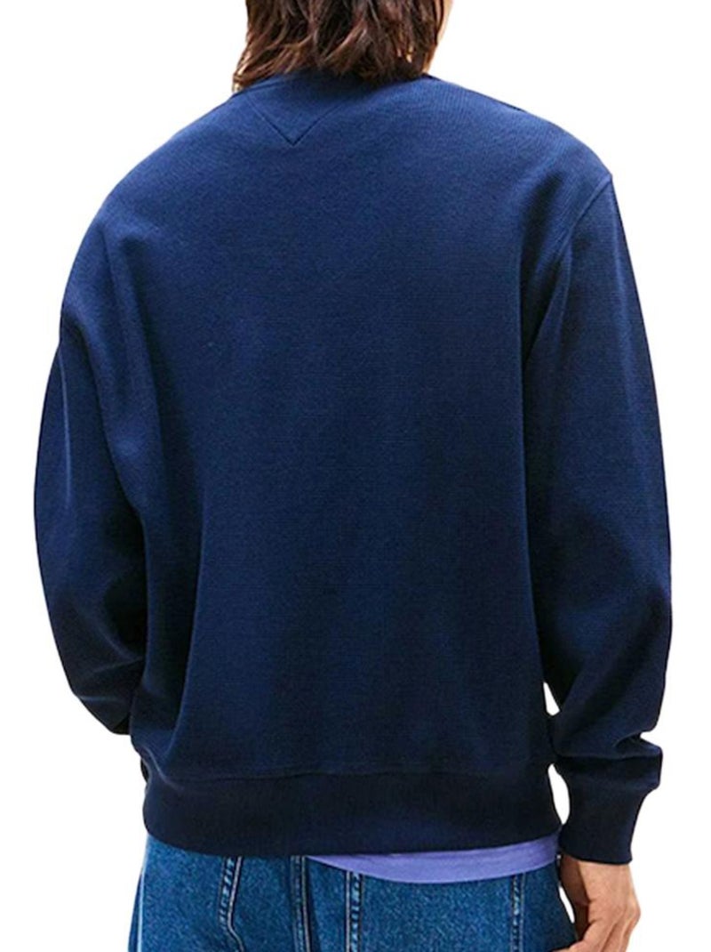Felpa Uomo Tommy Hilfiger Blu marino - Kiabi