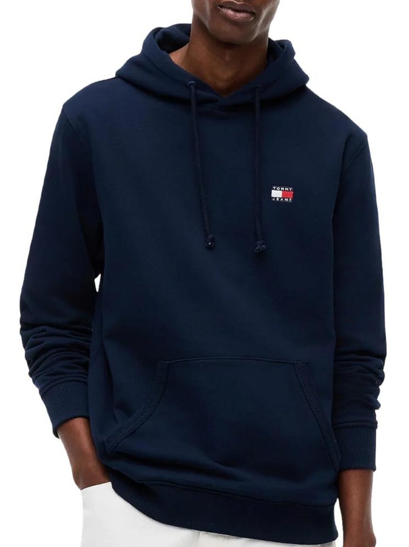 Felpa uomo tommy hilfiger con distintivo Blu marino - Kiabi
