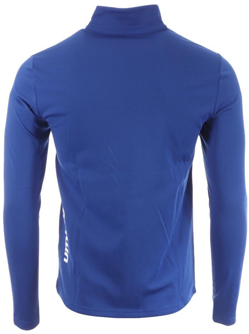 Felpa Uomo Umbro 1/2 Zip Blu - Kiabi