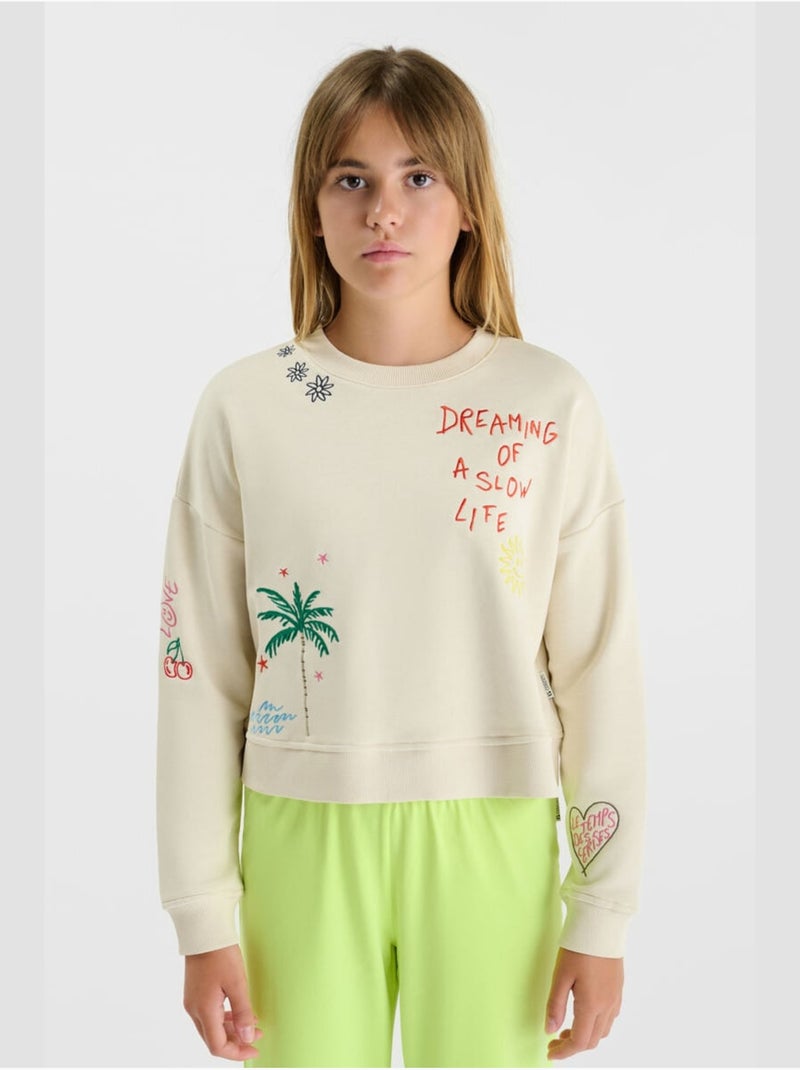 Felpa UPAGI Beige - Kiabi