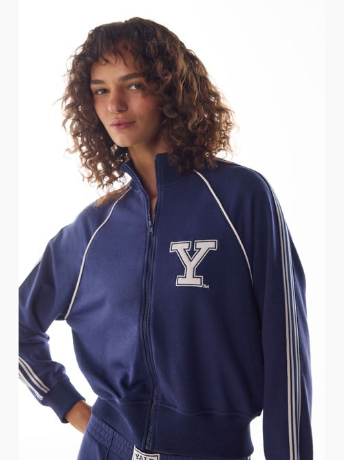 Felpa yale con dettaglio a righe penti - Kiabi Felpa yale con dettaglio a righe penti - Kiabi