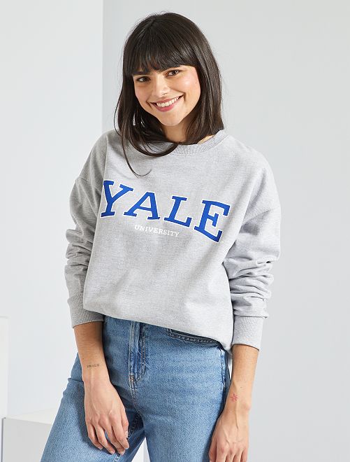 Felpa 'Yale University' - GRIGIO - Kiabi - 20.00€