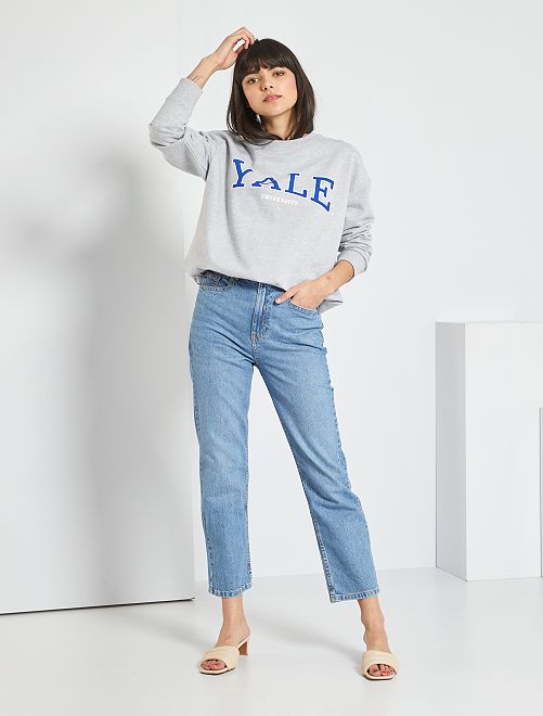 Felpa 'Yale University' - GRIGIO - Kiabi - 20.00€