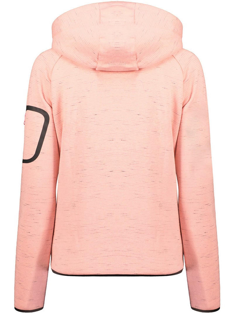 Felpa zip con cappuccio fanatic – canadian peak Blu ghiacciato - Kiabi