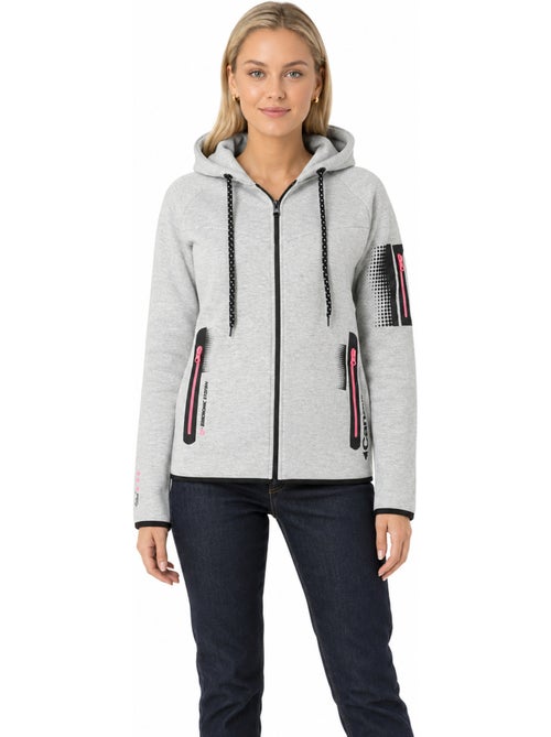 Felpa zip con cappuccio fanatic – canadian peak - Kiabi Felpa zip con cappuccio fanatic – canadian peak - Kiabi