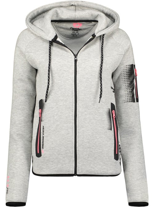 Felpa zip con cappuccio fanatic – canadian peak - Kiabi Felpa zip con cappuccio fanatic – canadian peak - Kiabi