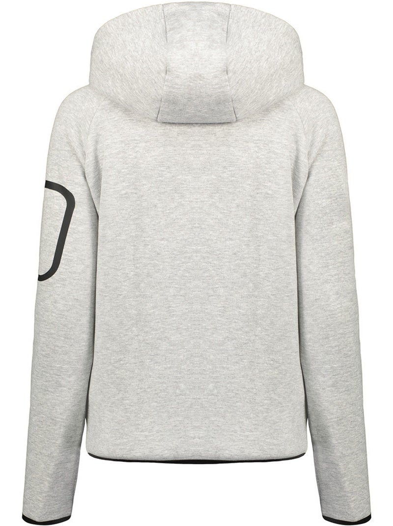 Felpa zip con cappuccio fanatic – canadian peak Grigio chiaro - Kiabi