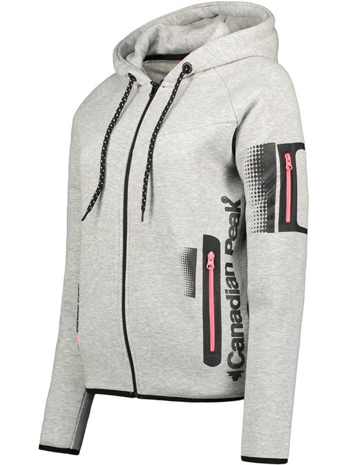 Felpa zip con cappuccio fanatic – canadian peak - Kiabi Felpa zip con cappuccio fanatic – canadian peak - Kiabi
