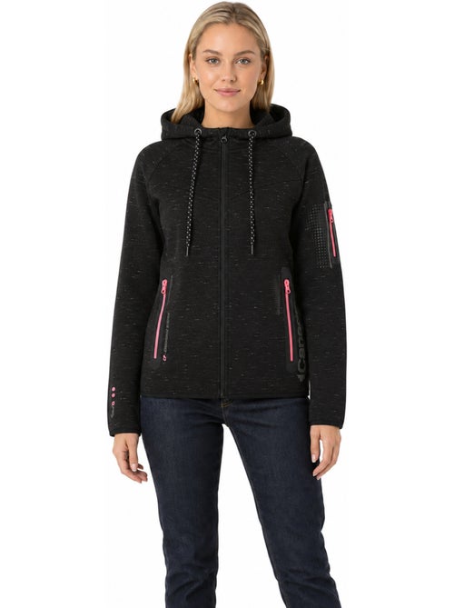 Felpa zip con cappuccio fanatic – canadian peak - Kiabi