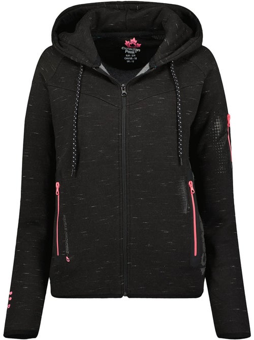 Felpa zip con cappuccio fanatic – canadian peak - Kiabi