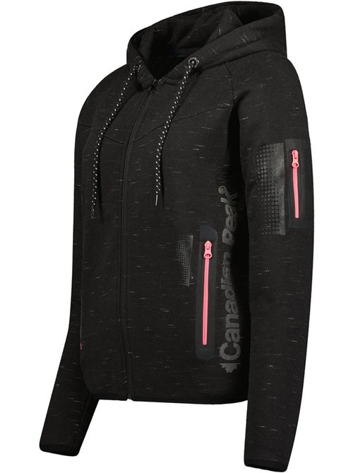 Felpa zip con cappuccio fanatic – canadian peak - Kiabi