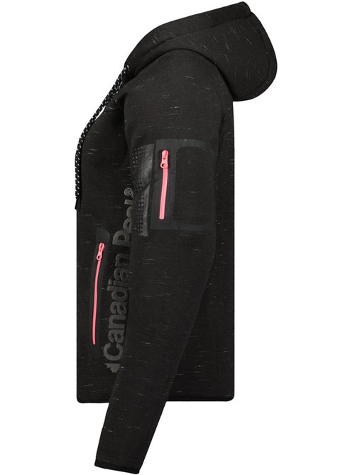 Felpa zip con cappuccio fanatic – canadian peak - Kiabi