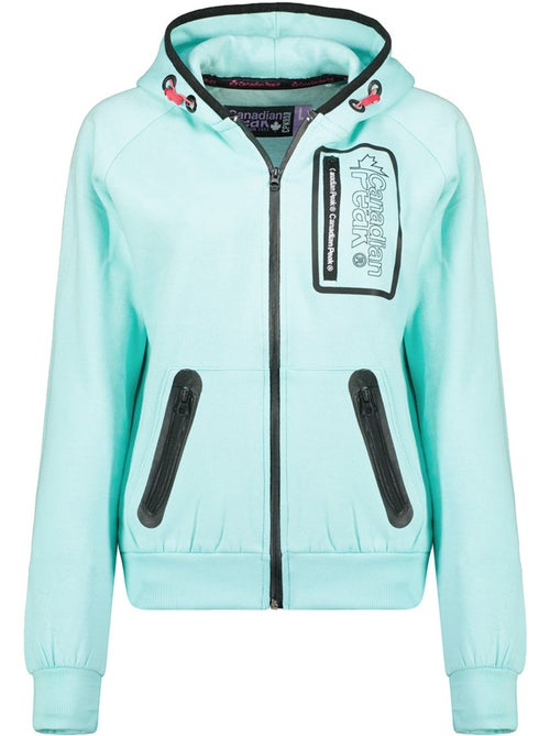 Felpa zip con cappuccio foderato fonaldeak – canadian peak - Kiabi Felpa zip con cappuccio foderato fonaldeak – canadian peak - Kiabi
