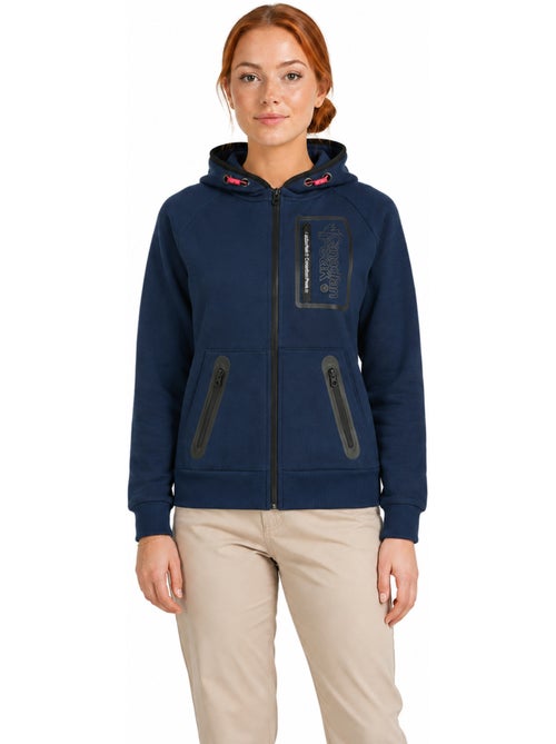 Felpa zip con cappuccio foderato fonaldeak – canadian peak - Kiabi Felpa zip con cappuccio foderato fonaldeak – canadian peak - Kiabi