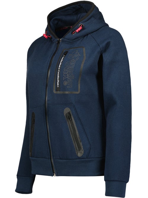 Felpa zip con cappuccio foderato fonaldeak – canadian peak - Kiabi Felpa zip con cappuccio foderato fonaldeak – canadian peak - Kiabi
