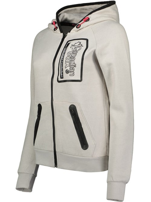 Felpa zip con cappuccio foderato fonaldeak – canadian peak - Kiabi Felpa zip con cappuccio foderato fonaldeak – canadian peak - Kiabi