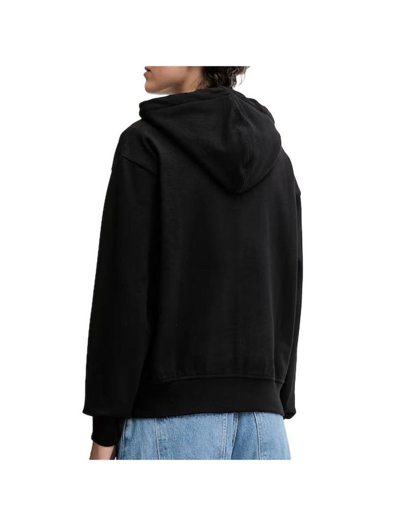 Felpa Zip Donna Calvin Klein Jeans Nero - Kiabi