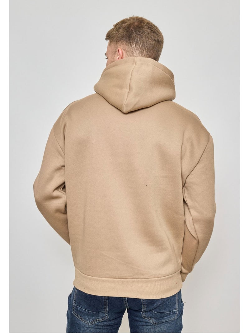 Felpe con cappuccio Kebello Beige - Kiabi