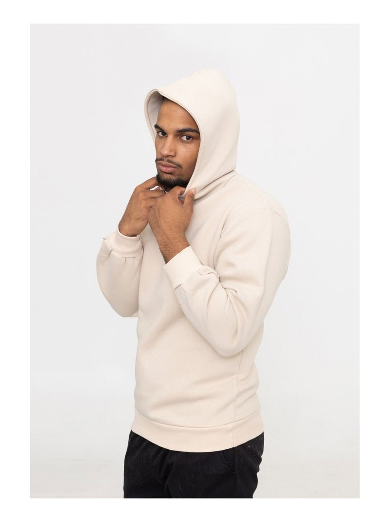 Felpe con cappuccio Kebello Beige - Kiabi