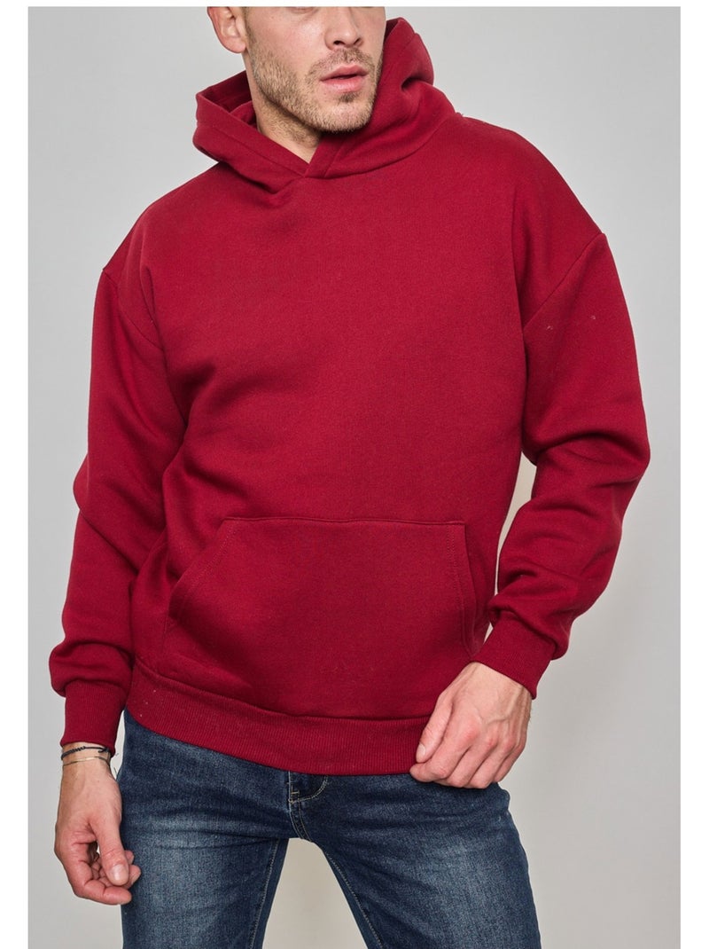 Felpe con cappuccio Kebello Bordeaux - Kiabi