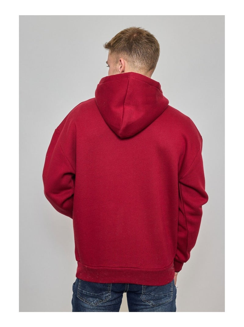 Felpe con cappuccio Kebello Bordeaux - Kiabi