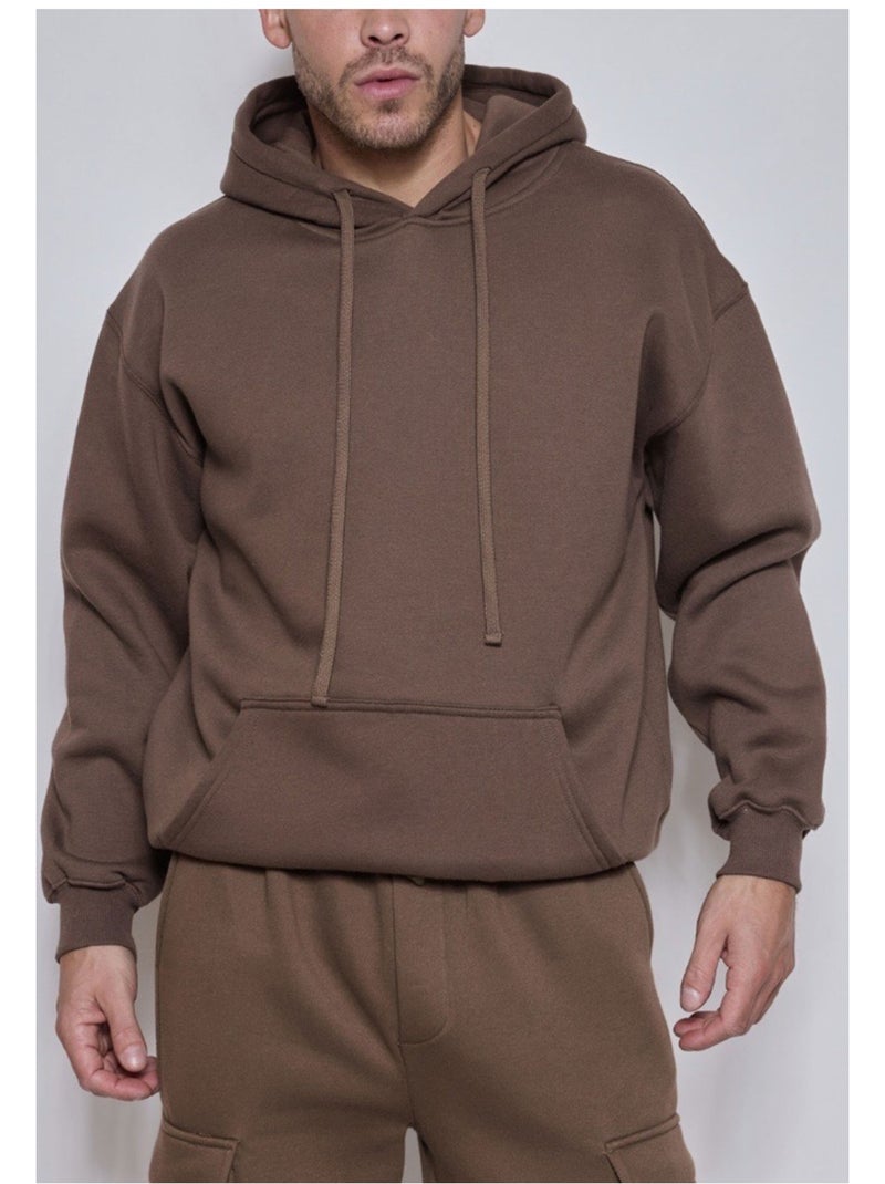 Felpe con cappuccio Kebello Marrone - Kiabi