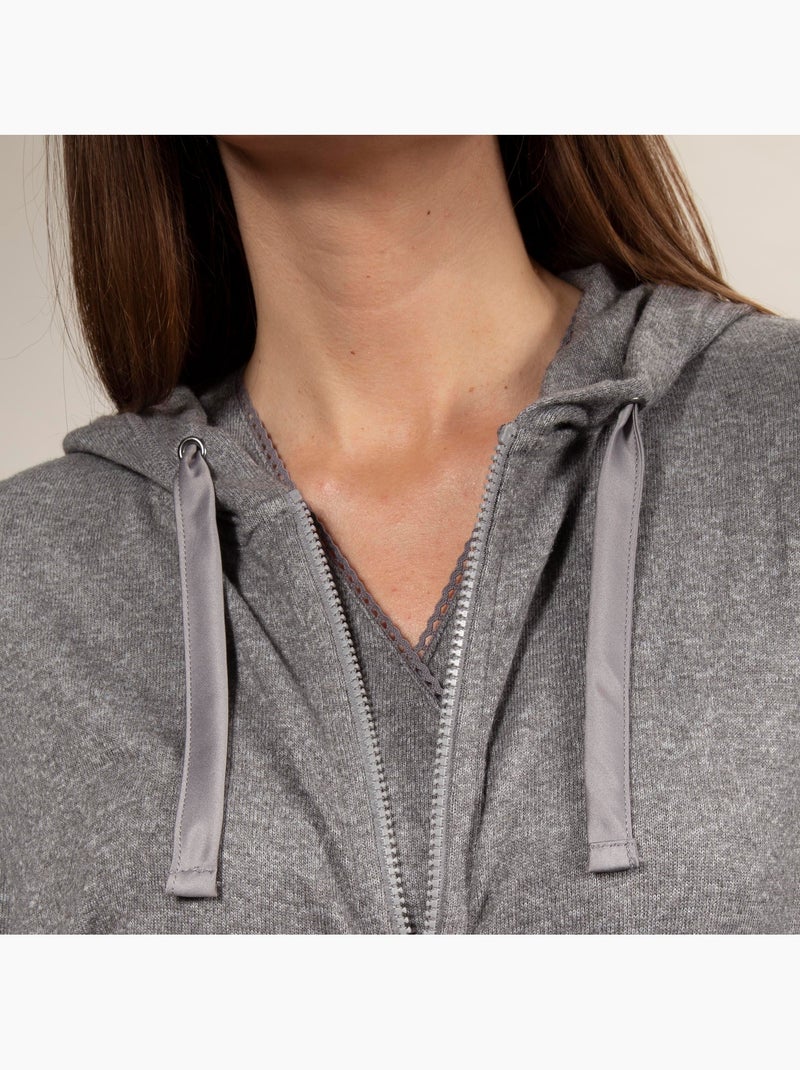 Felpe homewear donna Grigio melangiato - Kiabi