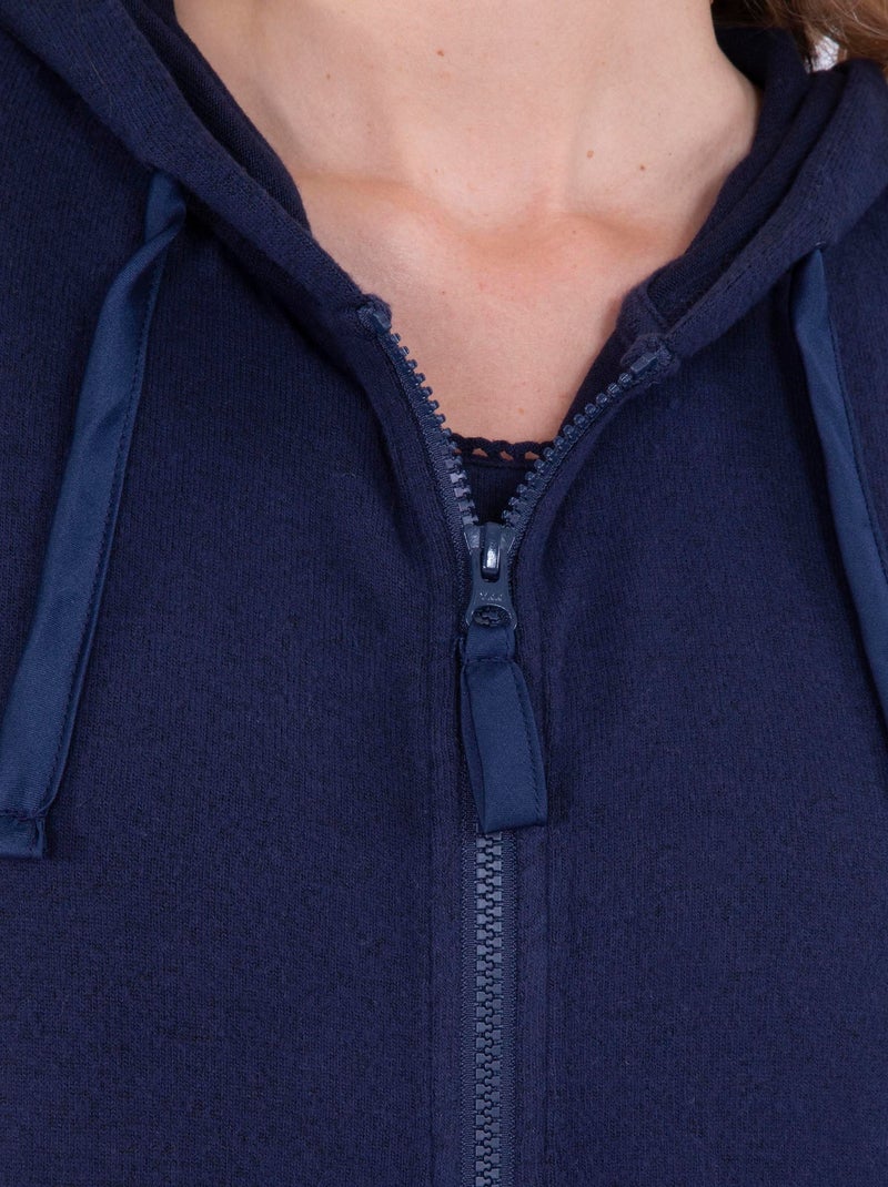 Felpe homewear donna Isotoner Blu marino - Kiabi