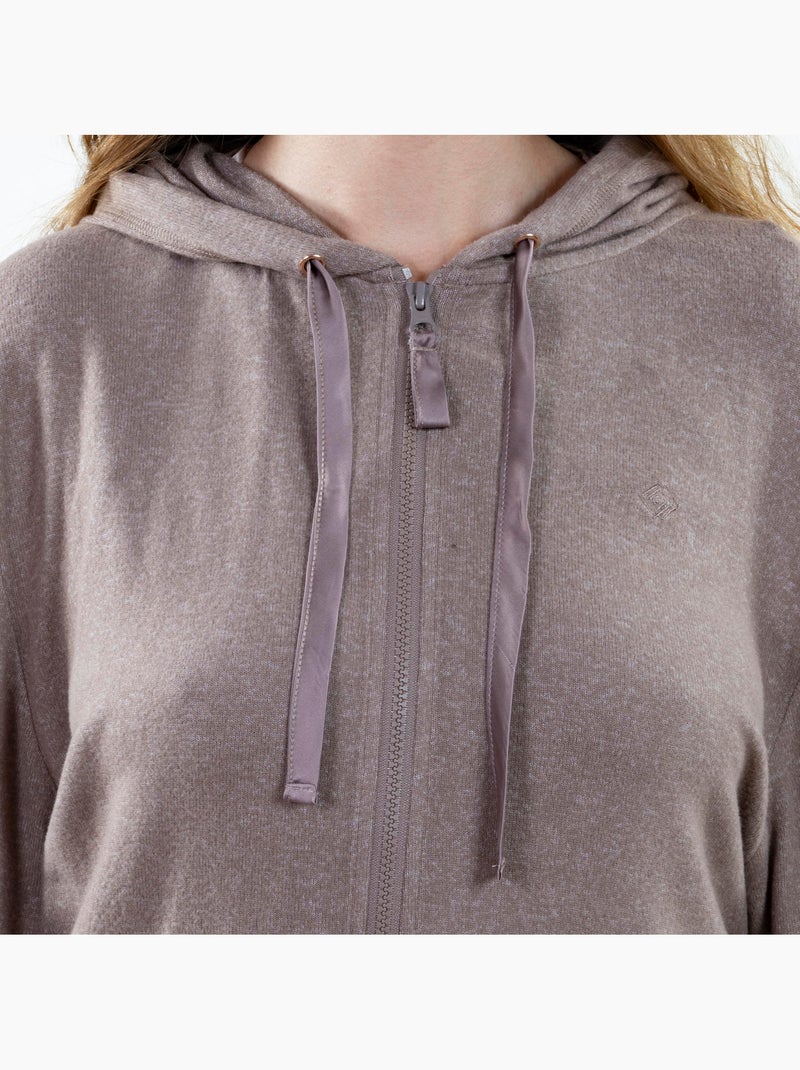 Felpe homewear donna isotoner Tortora - Kiabi