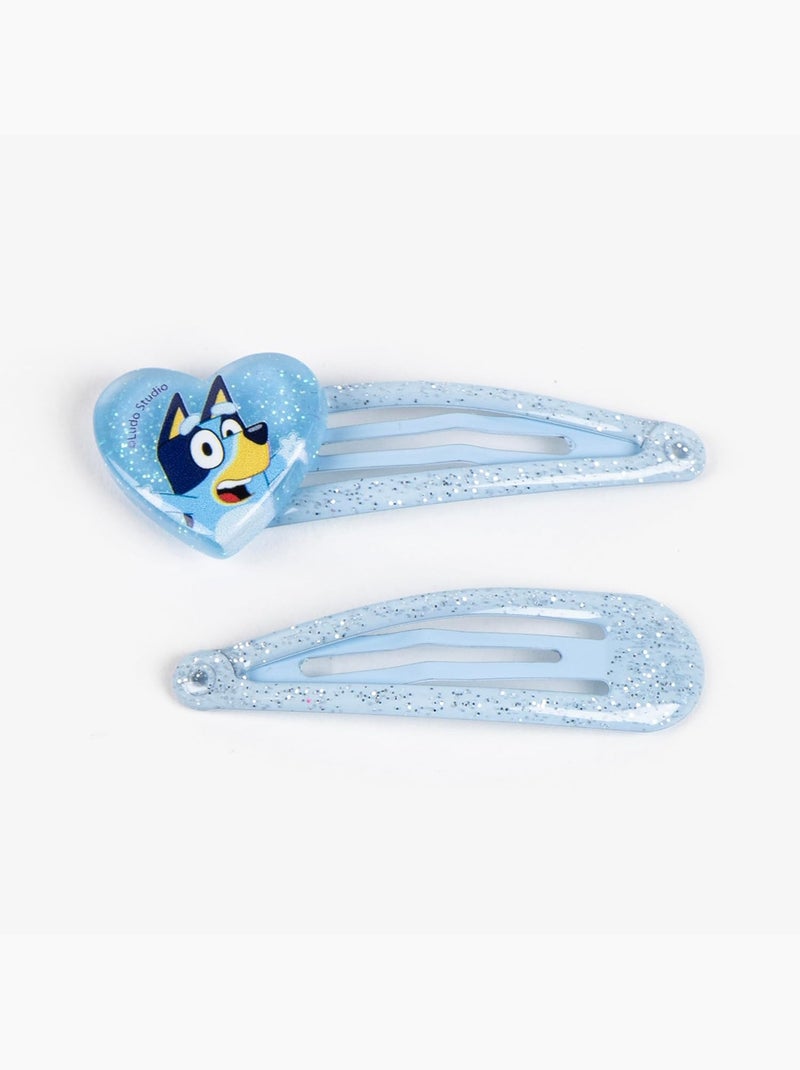 Fermagli con paillettes bambino Bluey & Bingo: lotto da 4 Multicolore - Kiabi