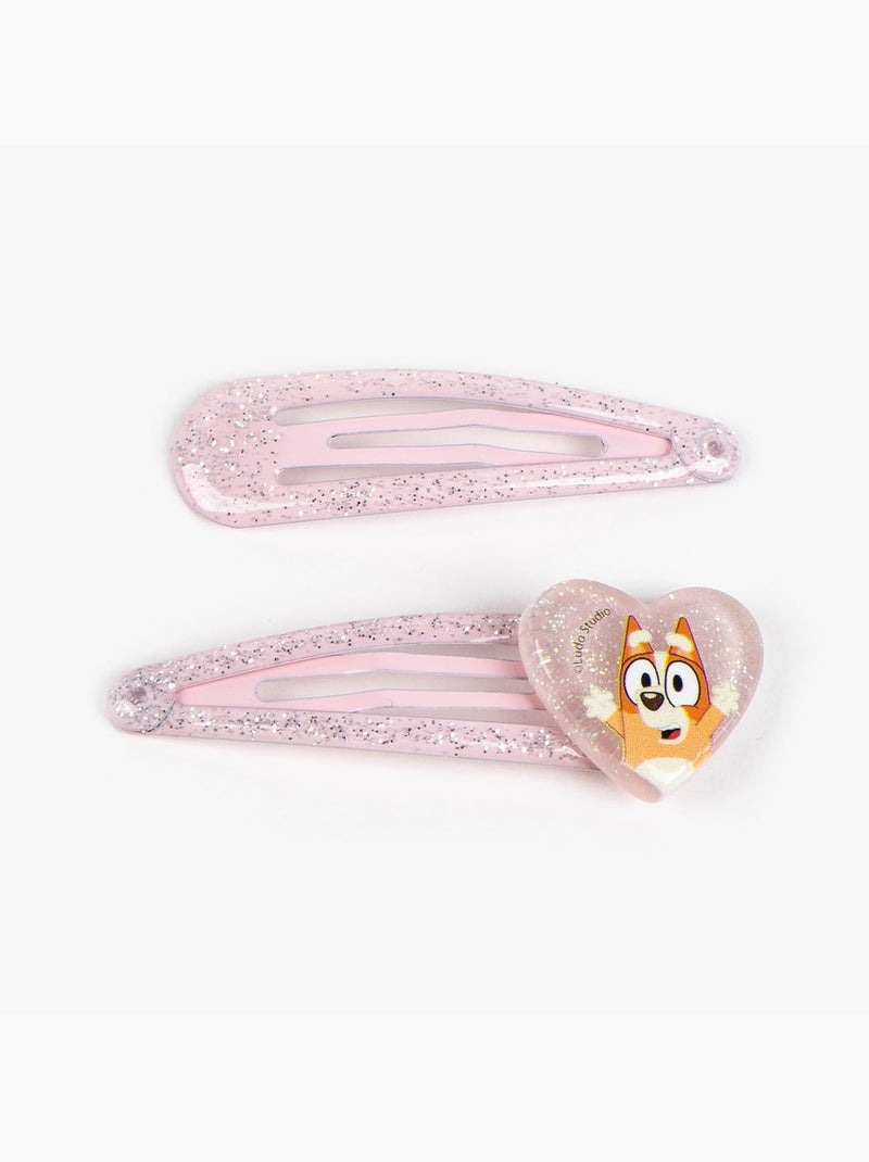 Fermagli con paillettes bambino Bluey & Bingo: lotto da 4 Multicolore - Kiabi