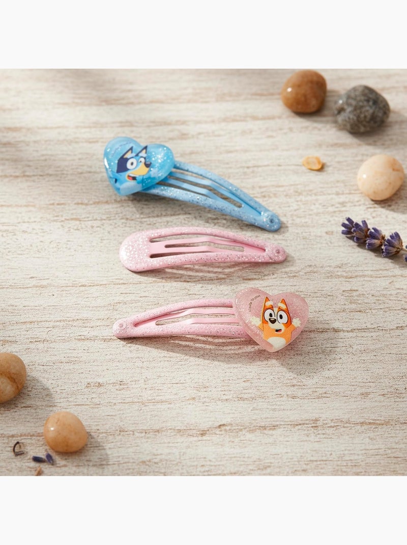 Fermagli con paillettes bambino Bluey & Bingo: lotto da 4 Multicolore - Kiabi
