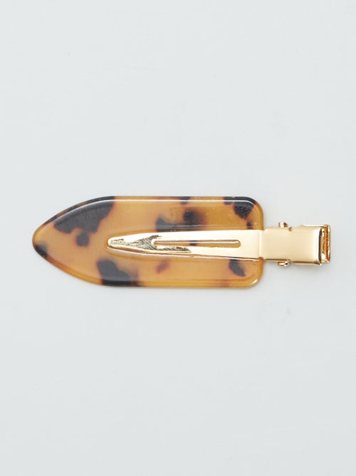 Fermagli per capelli piatti leopardati - confezione da 4 - Kiabi