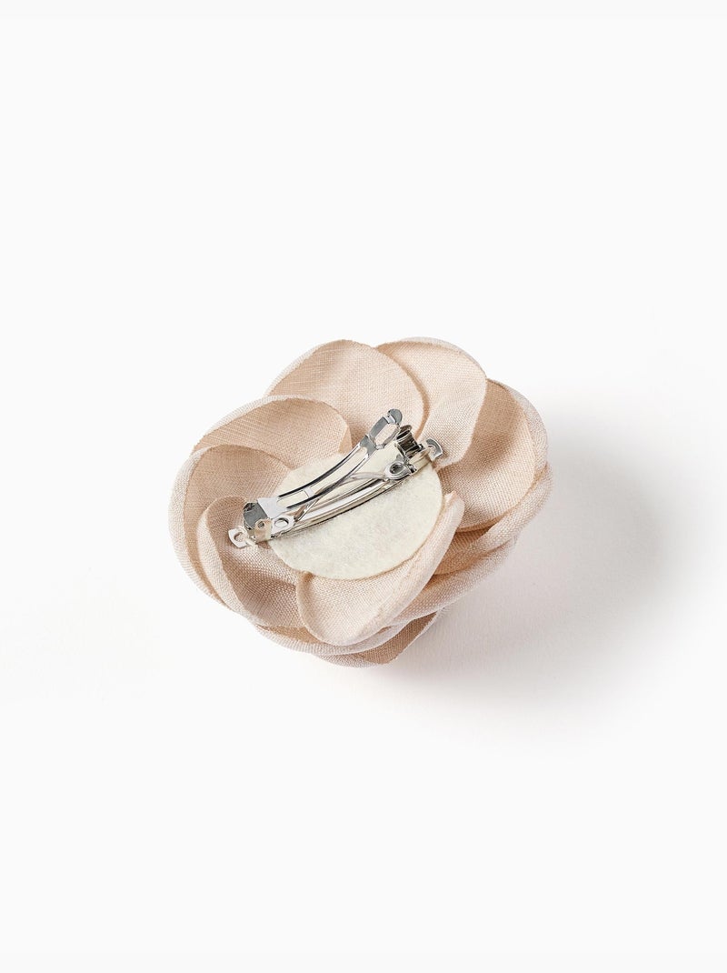 Fermaglio per capelli con camelia Beige - Kiabi