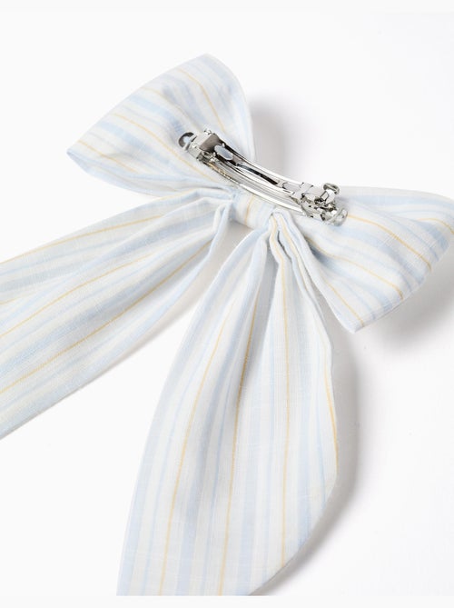 Fermaglio per capelli con fiocco a righe B&S - Kiabi