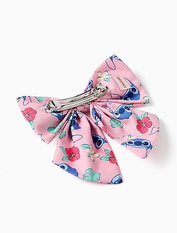 Fermaglio per capelli con fiocco e motivo stitch