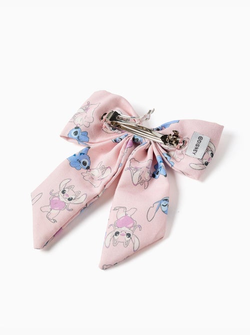 Fermaglio per capelli con fiocco e stampa Stitch - Kiabi