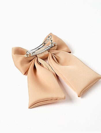 Fermaglio per capelli con fiocco in raso