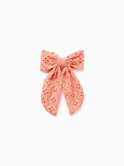 Fermaglio per capelli con fiocco in ricamo inglese - Kiabi