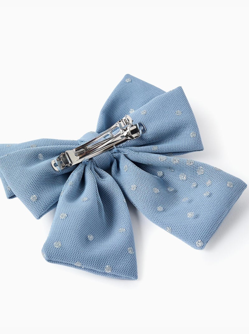 Fermaglio per capelli con fiocco in tulle Blu chiaro - Kiabi